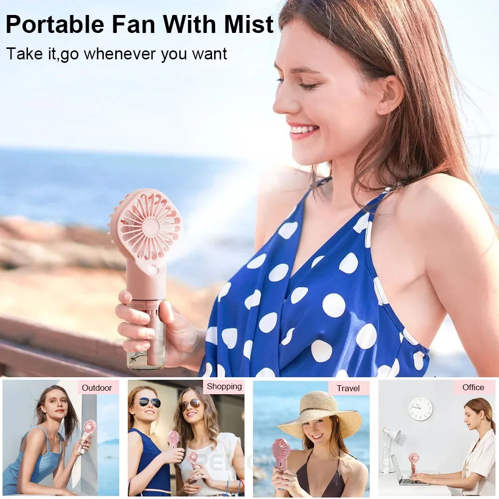 Portable Rechargeable Mist Fan