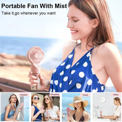 Portable Rechargeable Mist Fan